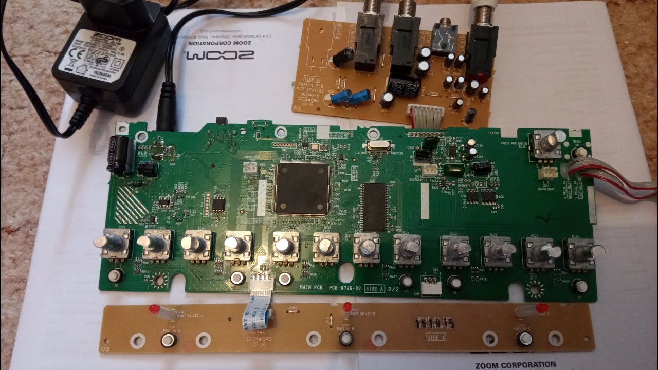 ZOOM G3Xn - Replacement DAC PCM5101, Assembling
