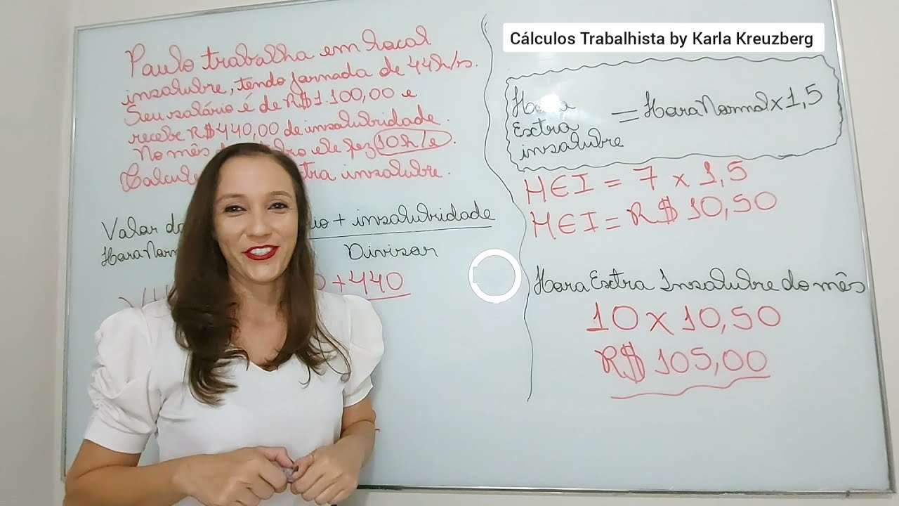 Cálculo da Hora Extra Insalubre (Passo a passo simples e objetivo)