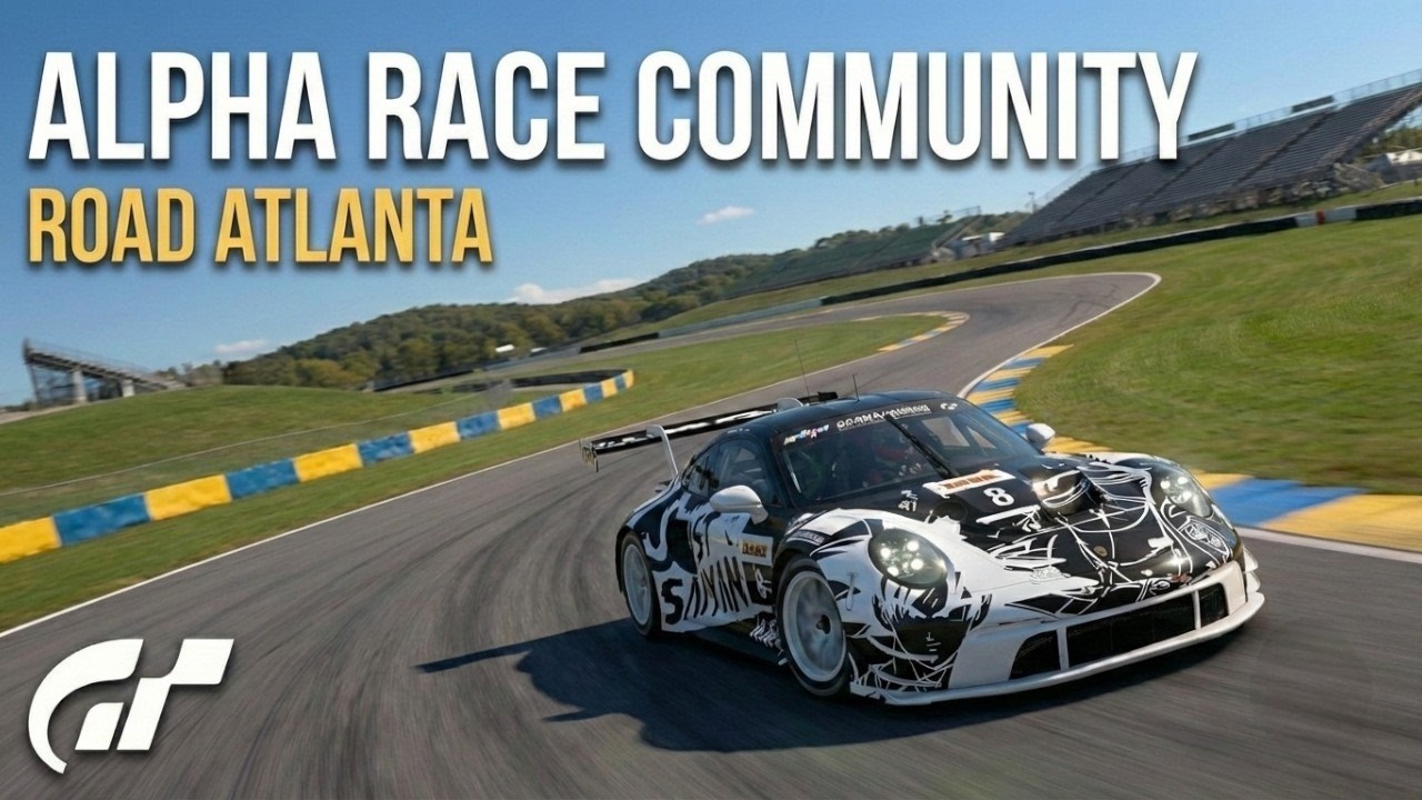 🔴 GT7: 1 Stunde Road Atlanta | Alpha Race Community Event (Gr.3) 🔴