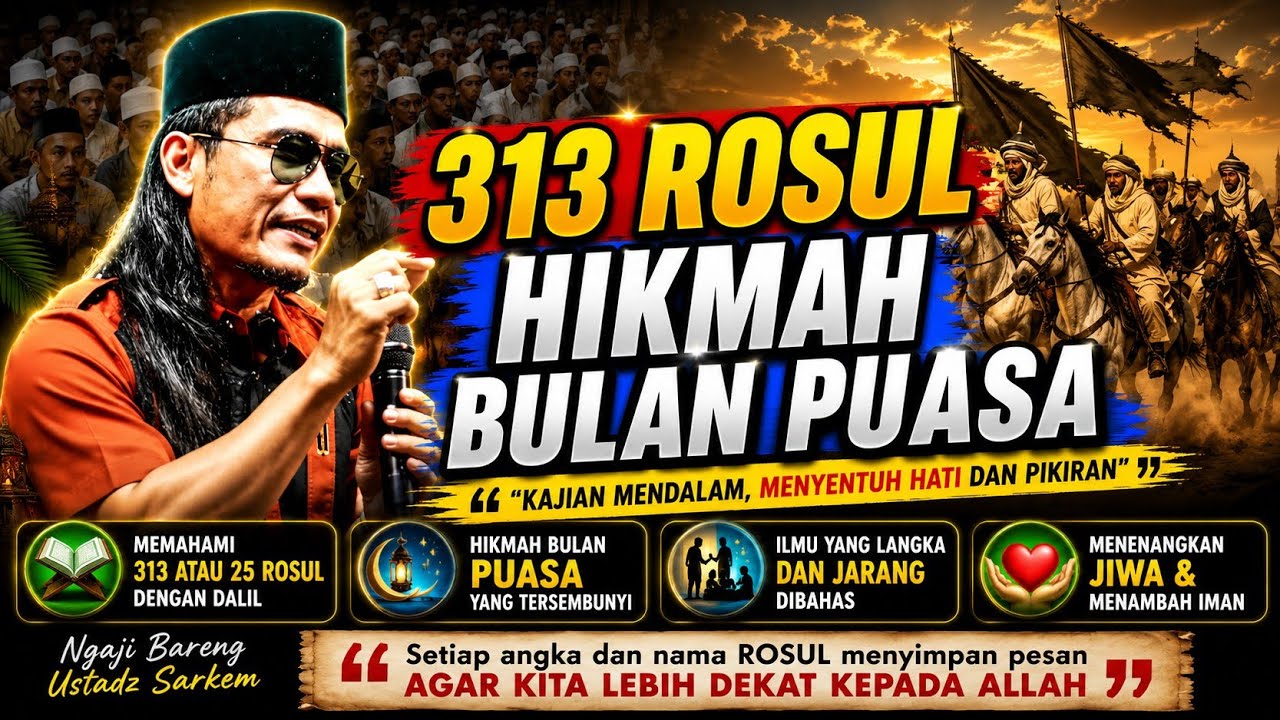 313 Rasul dan Hikmah Puasa Ramadhan yang Jarang Dibahas | Ceramah Islami