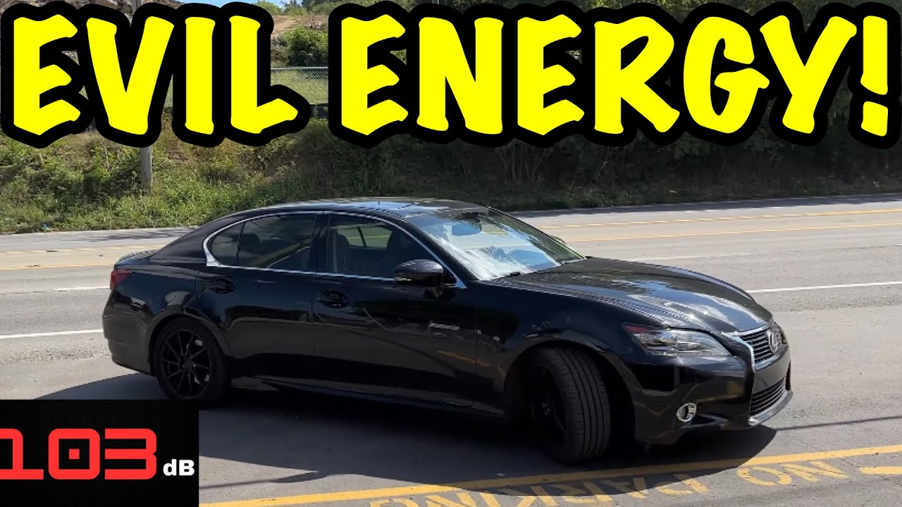 Lexus GS 350 2015 года 3.5L V6 с РЕЗОНАТОРАМИ ЗЛОЙ ЭНЕРГИИ!