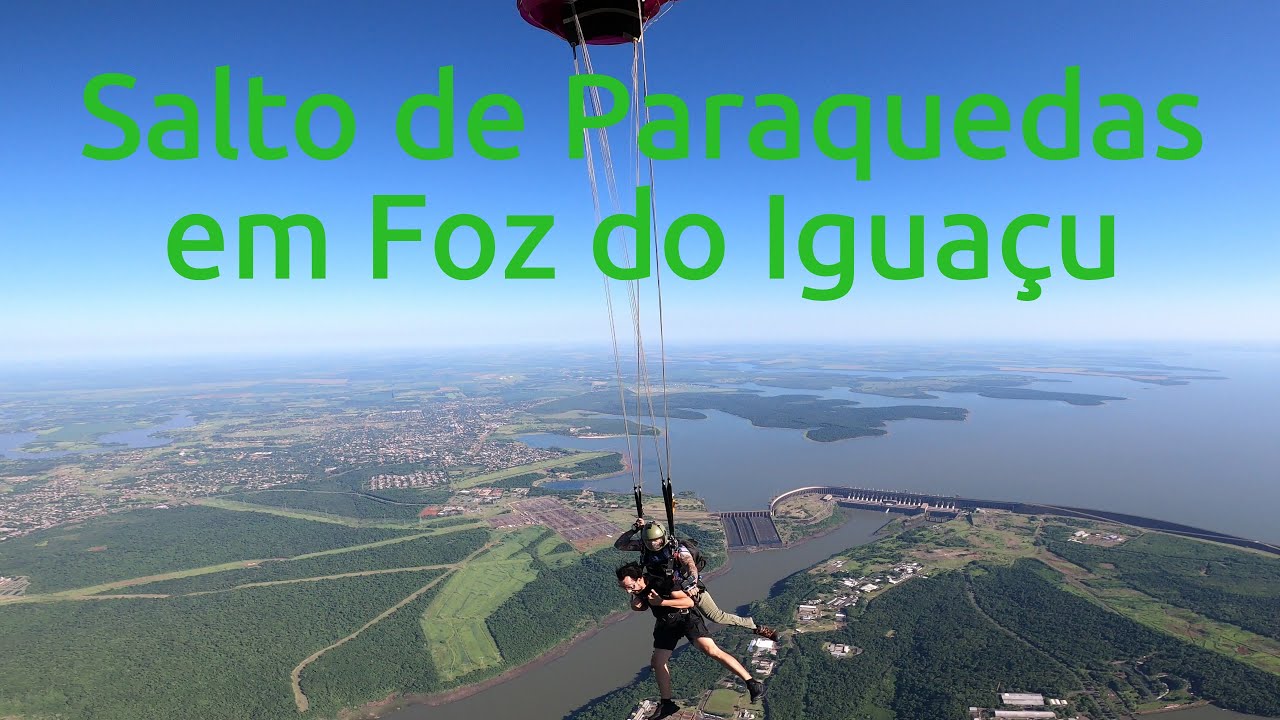 Salto de Paraquedas em Foz do Iguaçu