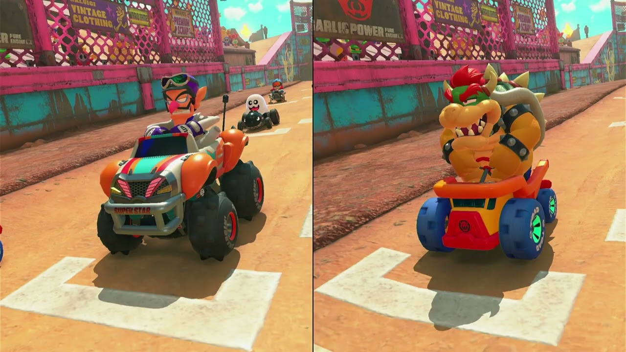 Mario Kart World | Team Game | Waluigi vs Bowser