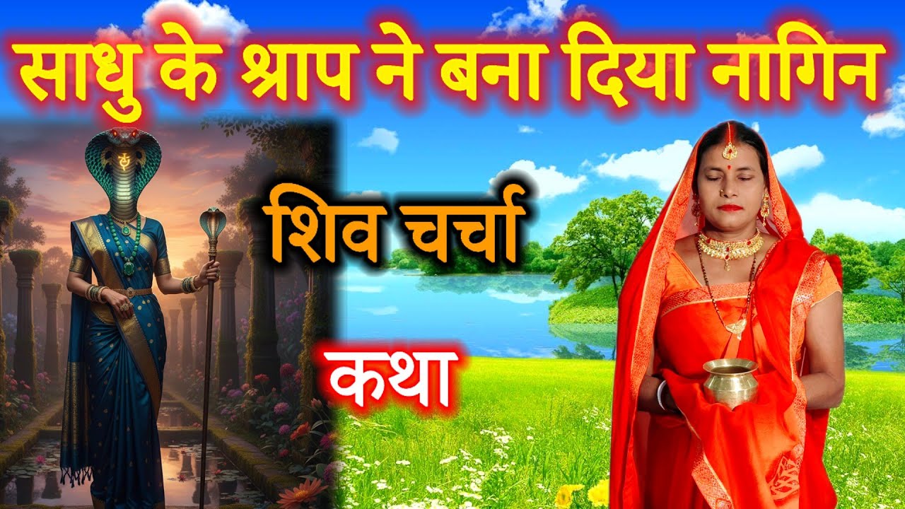 साधु के श्राप ने बना दिया नागिन | शिव चर्चा कथा | shiv charcha ki dukhbhari katha | #shivkatha 