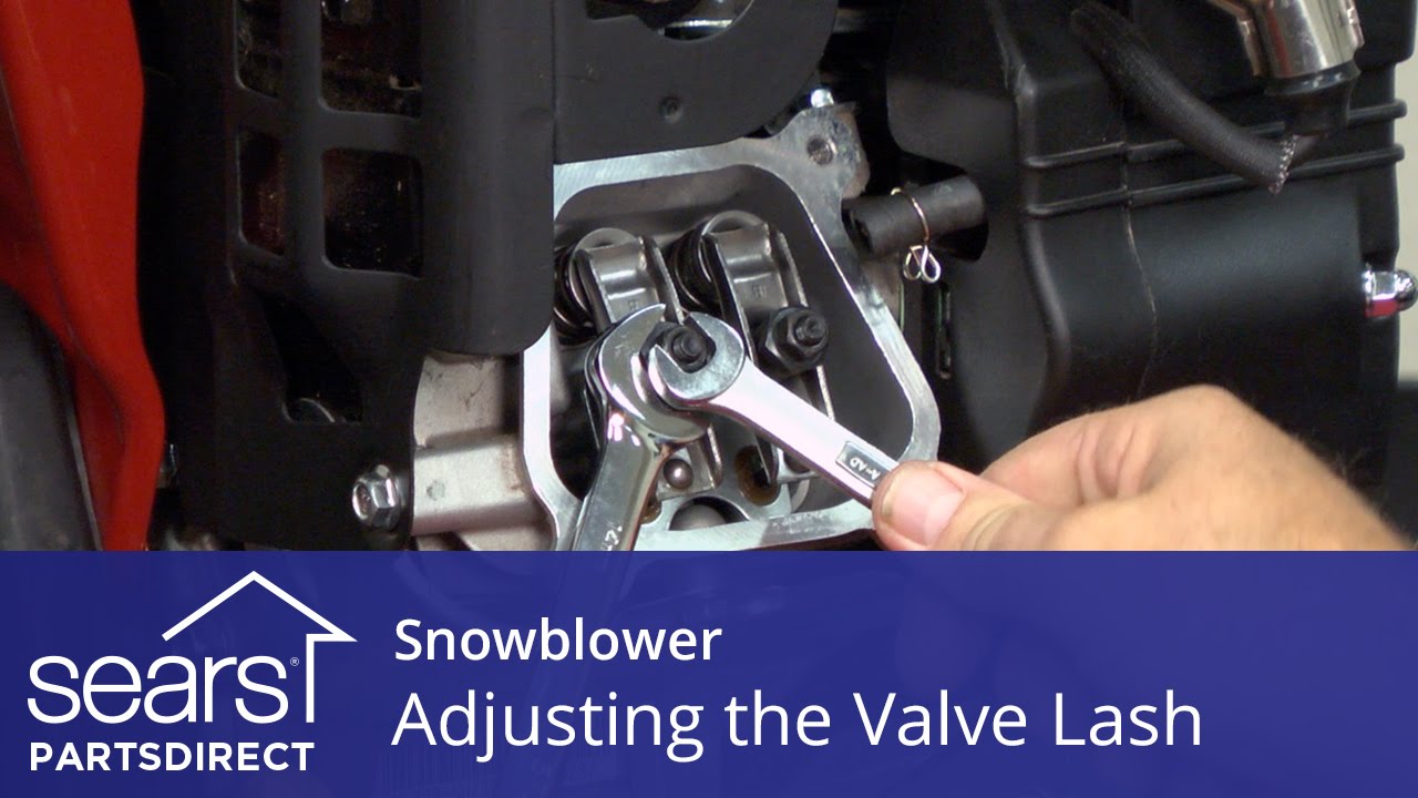 Adjusting the Valve Lash on a Snowblower