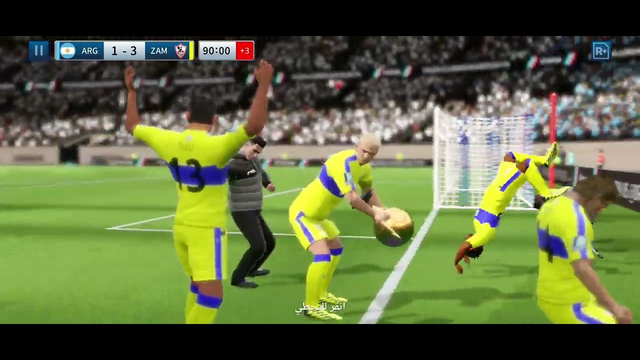 فوز الزمالك على منتخب الأرجنتين في نهائي الكأس الدولية في لعبة DLS26 👟⚽️🥅🏹✌️  بطولة رقم  161 🏆👌😂😂😂