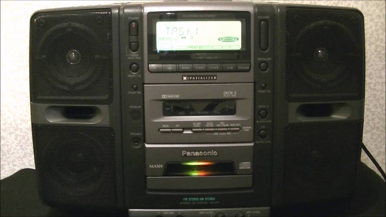 【バブルラジカセ】パナソニックRX-ST7☆１９９４年製Panasonic