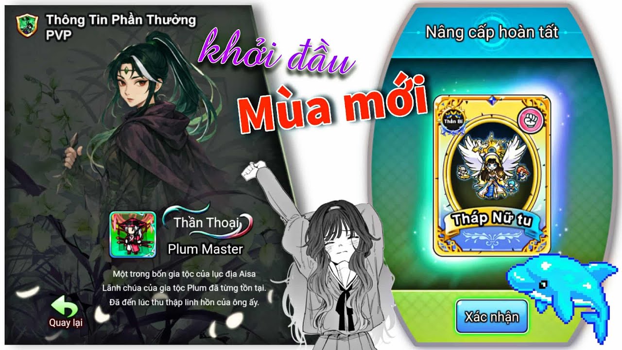 Nâng thêm Nun Mythic thứ 2 để leo Top mùa 2 PvP | Gold Tower Defence | Snow