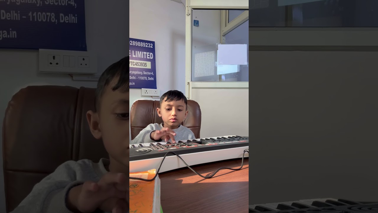 #piano #learning #loveformusic #kidsactivities #kidsfun