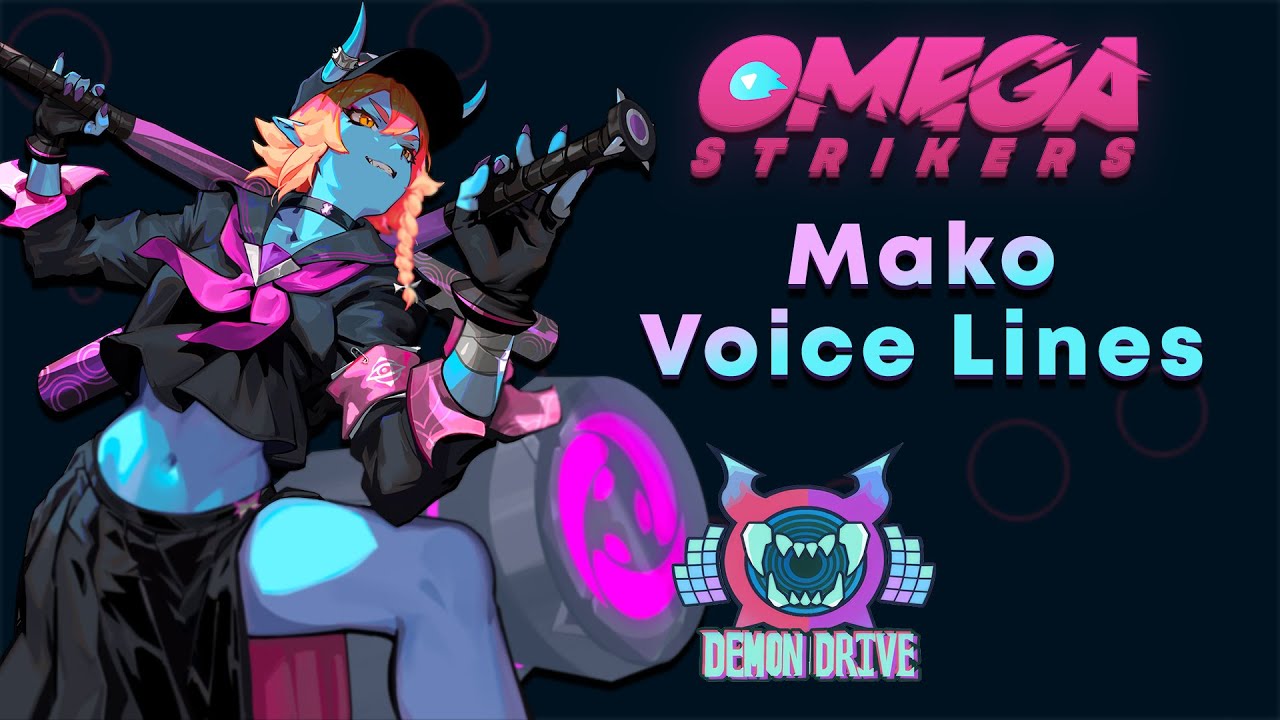 ALL Voice Lines from MAKO ! (Omega Strikers) (English)
