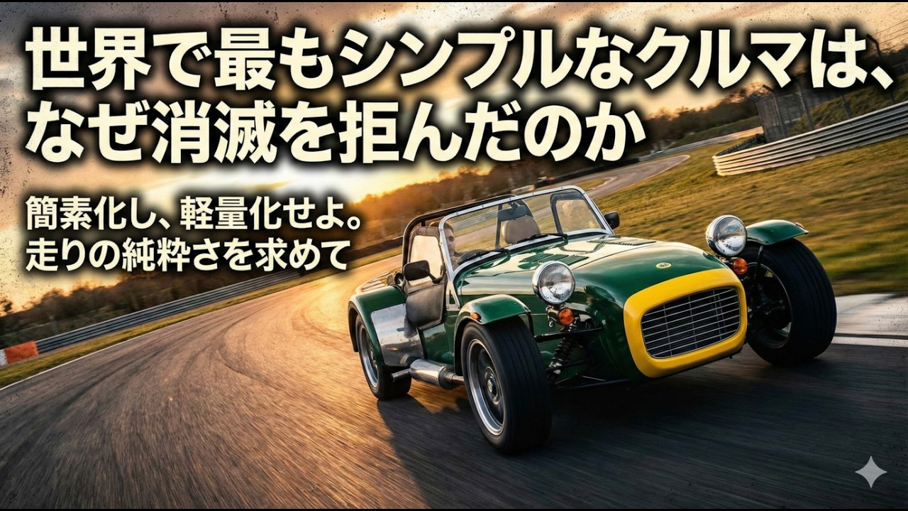 ロータス・セブンの物語：創業者の手による生産中止、そして愛好家による奇跡の救出。それは“セブン”という名が辿った、執念と情熱の物語だった。世界で最もシンプルなクルマは、なぜ消滅を拒んだのか