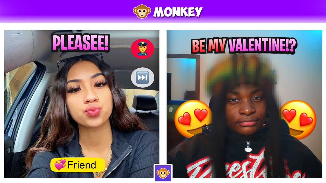 Looking For a Valentine on Monkey App!
