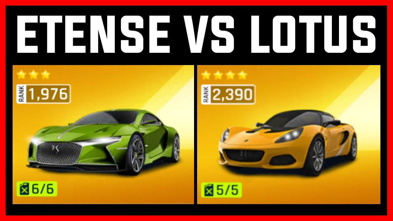 Asphalt 9 DS E-Tense VS Lotus Elise 🔥🔥