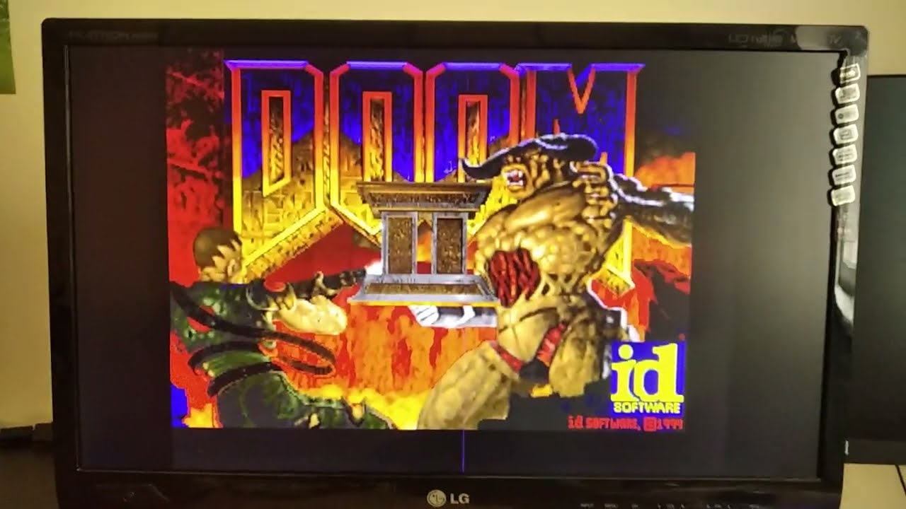 Amiga DOOM II on A1200 AGA with TF1230 68030 50Mhz (DoomAttack)