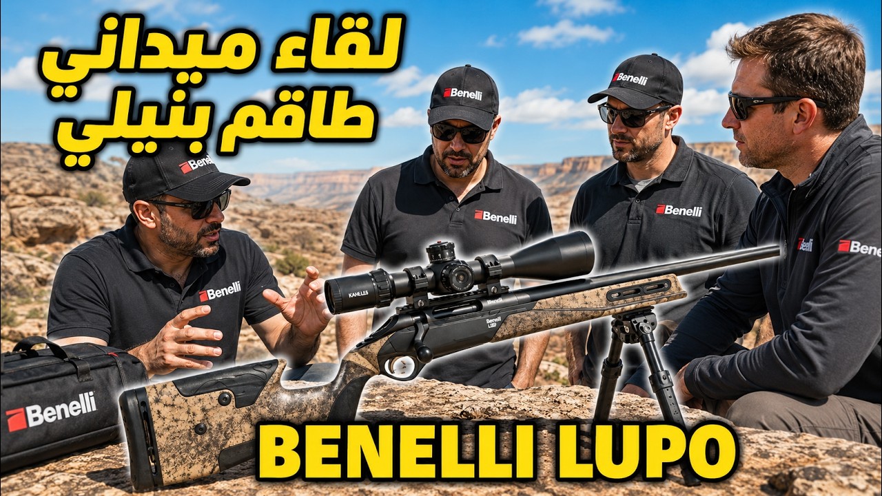لقاء ميداني مع فريق بانيلي ورماية ببندقية لوبو Benelli Lupo