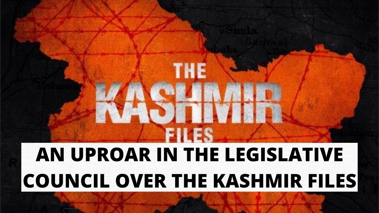 An uproar in the Karnataka Legislative council over The Kashmir Files