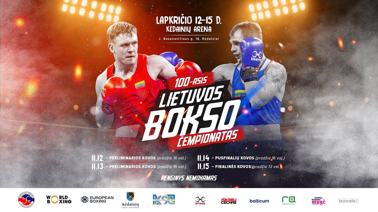 Lietuvos bokso čempionatas: Preliminarios kovos