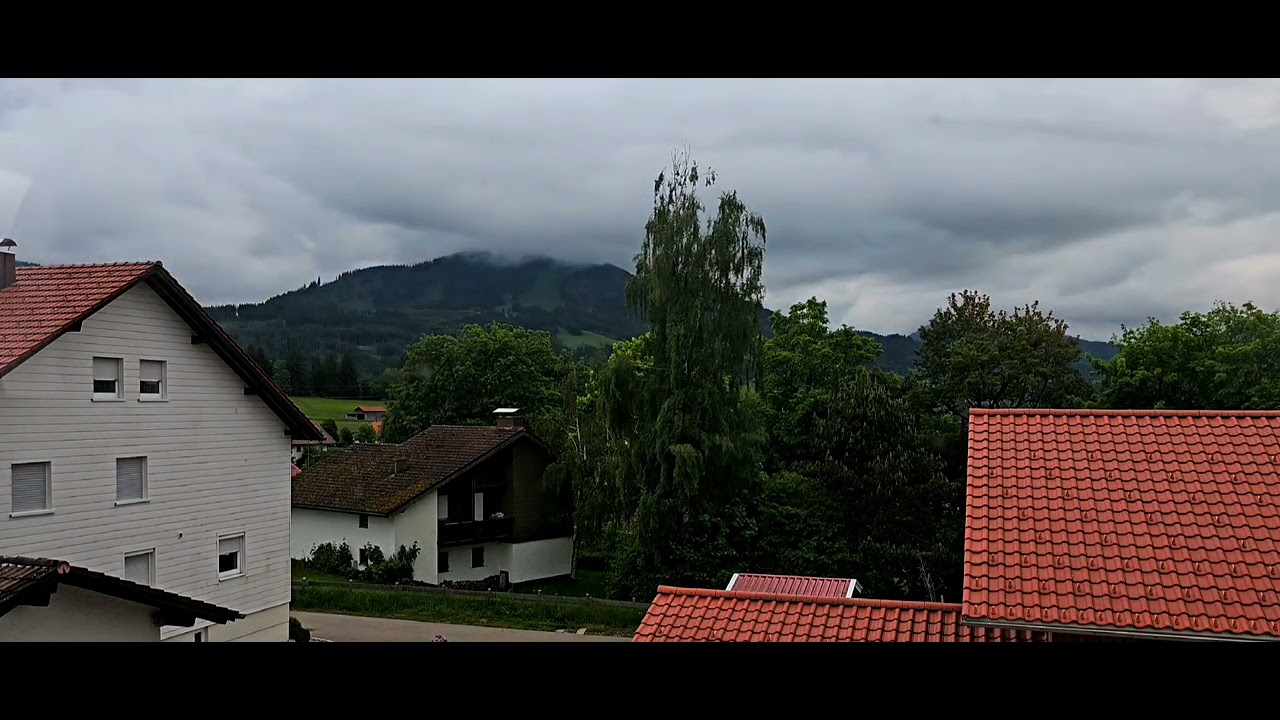 Wolken ziehen &uuml;ber die Reutterwanne ...7 Stunden lang