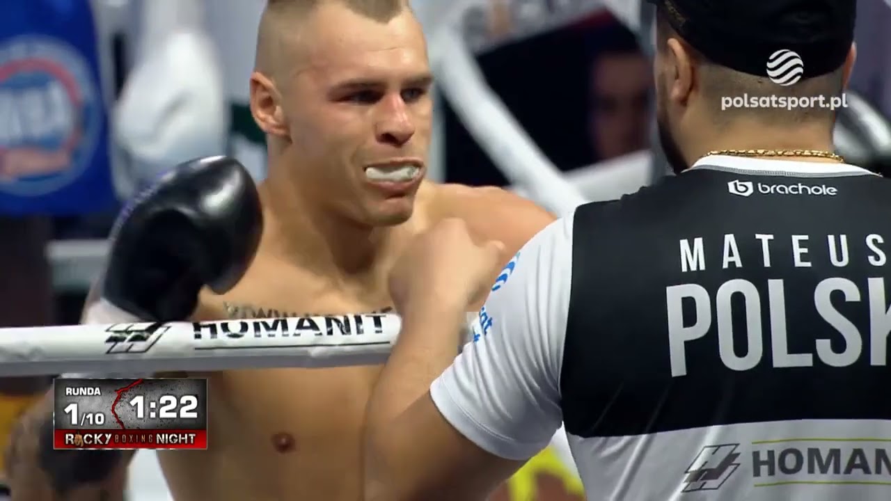 NIESAMOWITE KO. Mateusz Polski pokonał Adama Ngange w 1 rundzie !