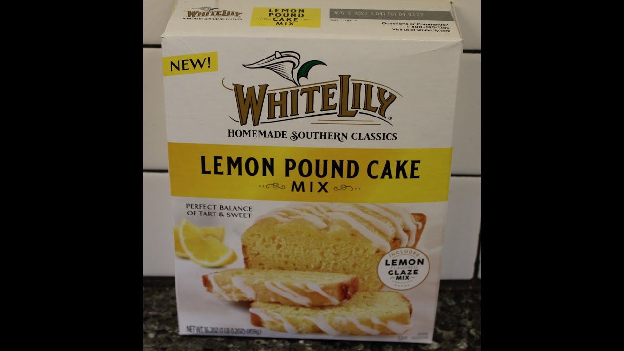 White Lily Lemon Pound Cake Mix Review