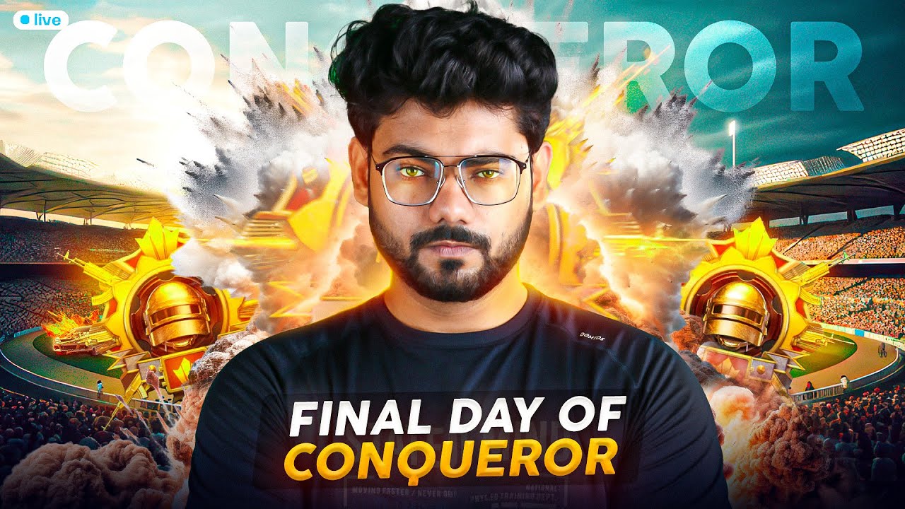 🔴9/10 - 502 CONQUEROR RANK! 😎 || BGMI #noobtopro
