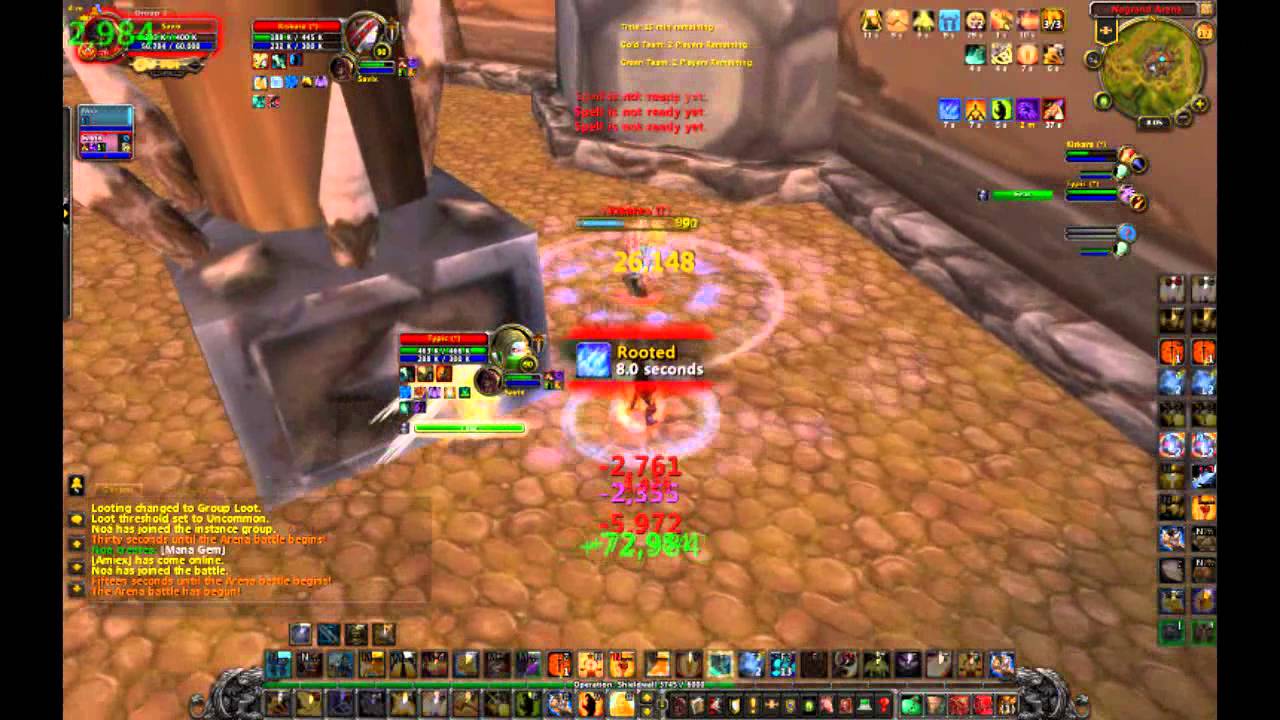 Mist of Pandaria 5.4 Ret Paladin/Mage 2v2