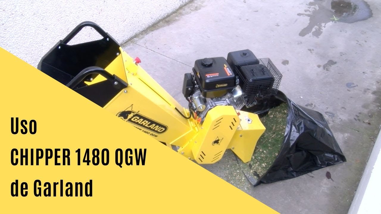 Biotriturador de gasolina CHIPPER 1480 QGW | Uso