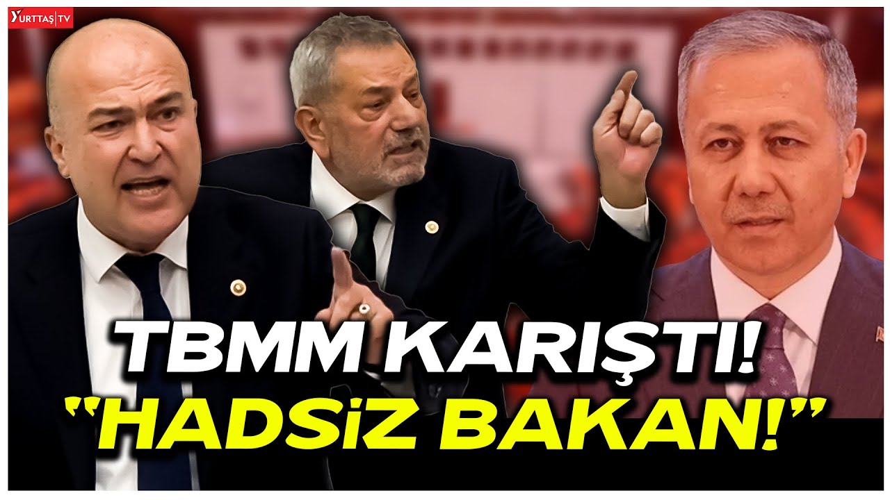 CHP’li vekiller TBMM’de Ali Yerlikaya ile tartıştı! “Hadsiz Bakan!”