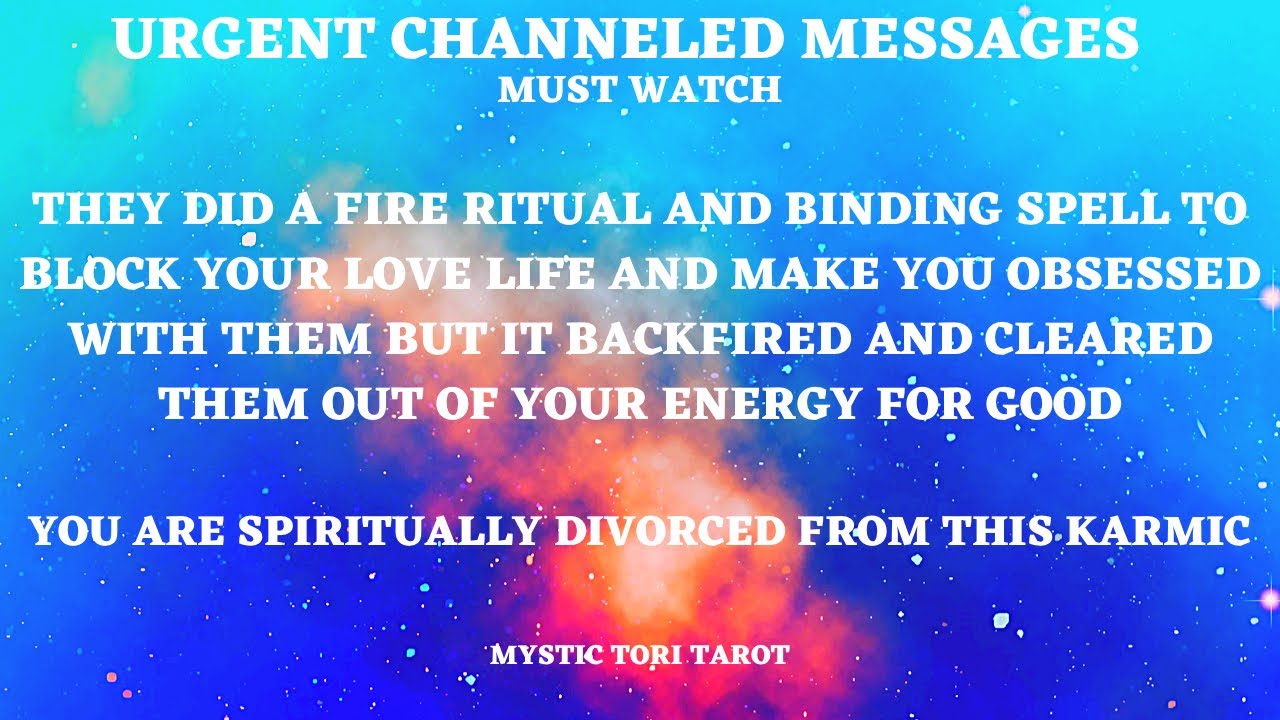 🚨🤯MUST HEAR~ BINDING SPELL BACKFIRED AT 3 AM &  BANISHED THEM FROM YOUR ENERGY FOR GOOD ⚖️