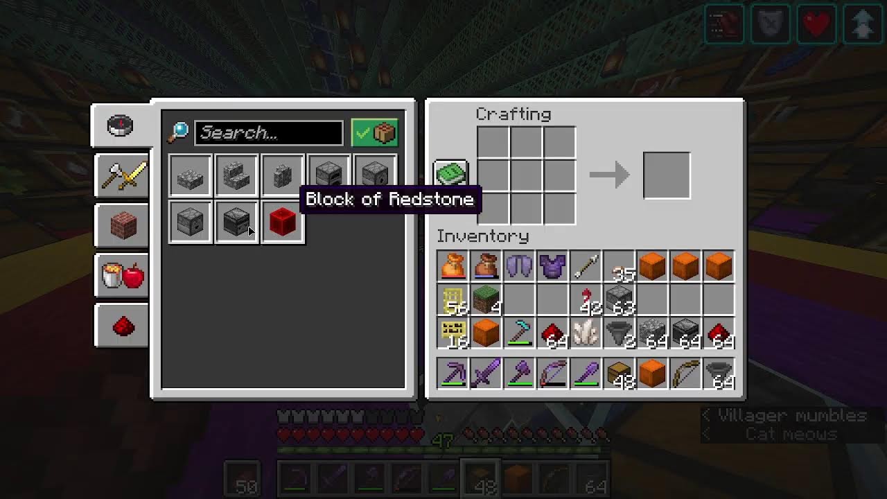 Grief Not Minecraft 1.21.4 - Working the castle