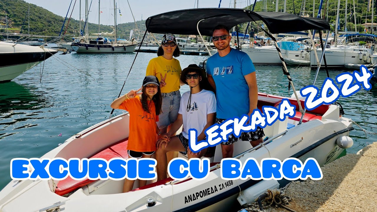Cu barca pe mare în Lefkada 🇬🇷💙🌊🏖️ #vacation #vlog #seaside #beach #lefkada #greece #boattrip