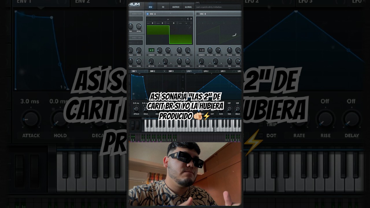 En otro multiverso le produje una canción a Carit Br 🫡⚡️ l 