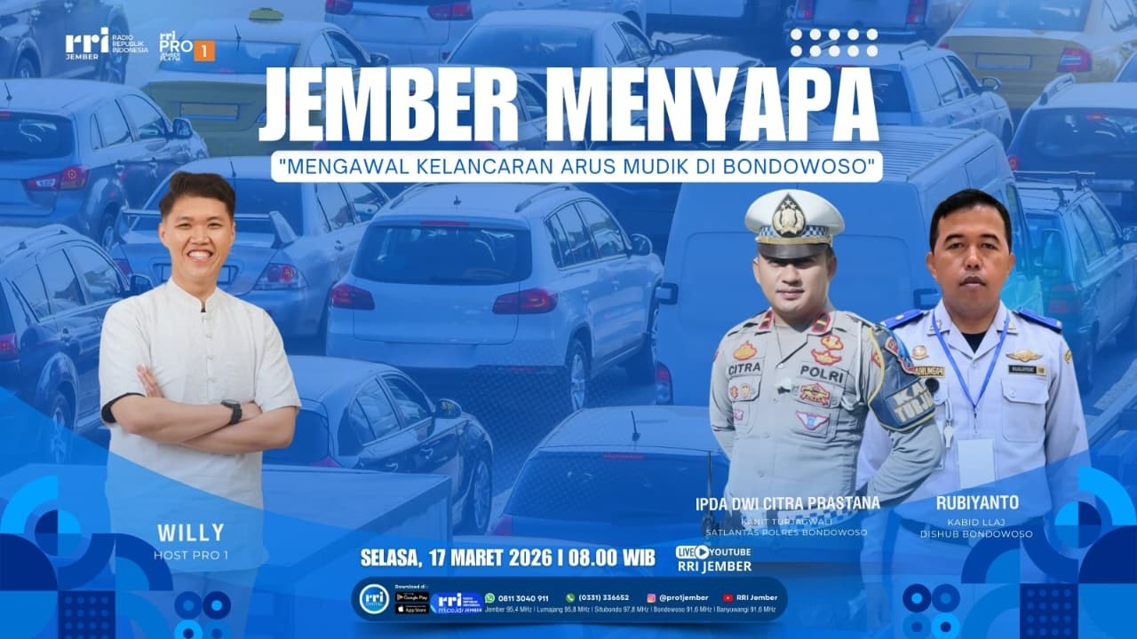 JEMBER MENYAPA | MENGAWAL KELANCARAN ARUS MUDIK DI BONDOWOSO