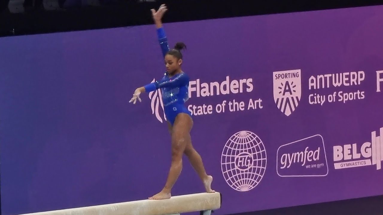 Mélanie de Jesus dos Santos 🇫🇷 - 12,733 Beam - Qual - World Championships 2023
