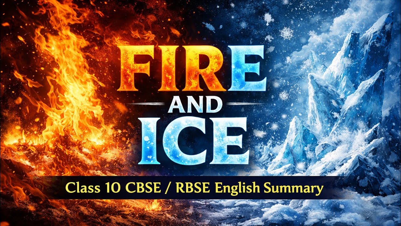 Title:Fire and Ice – Class 10 English Chapter