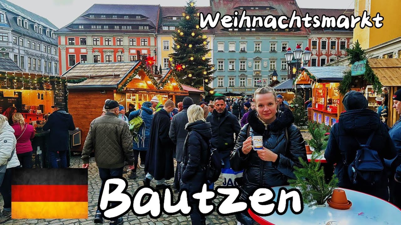 Weihnachtsmarkt in Bautzen - Niemcy [walking tour] Germany   NO TALK