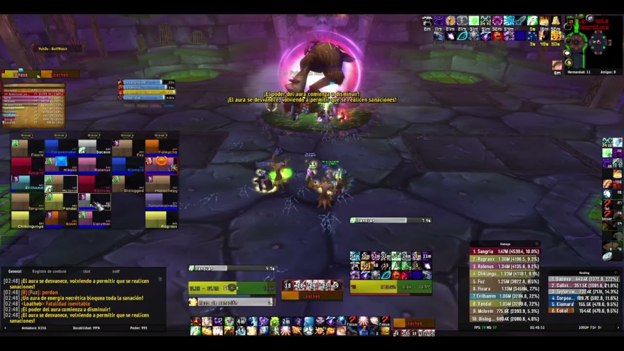 Loatheb Naxxramas 25 woltk- Sacer Sagrado pve