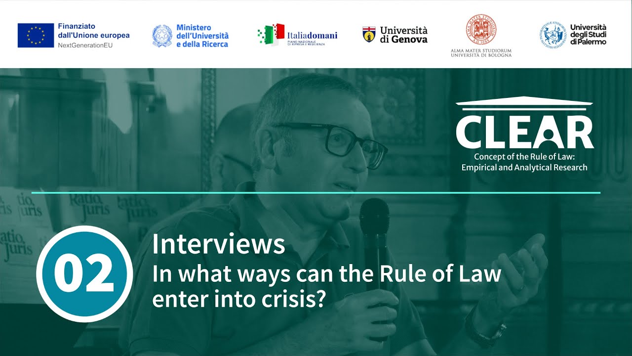02 Interviste: In che modi lo Stato di diritto può entrare in crisi?