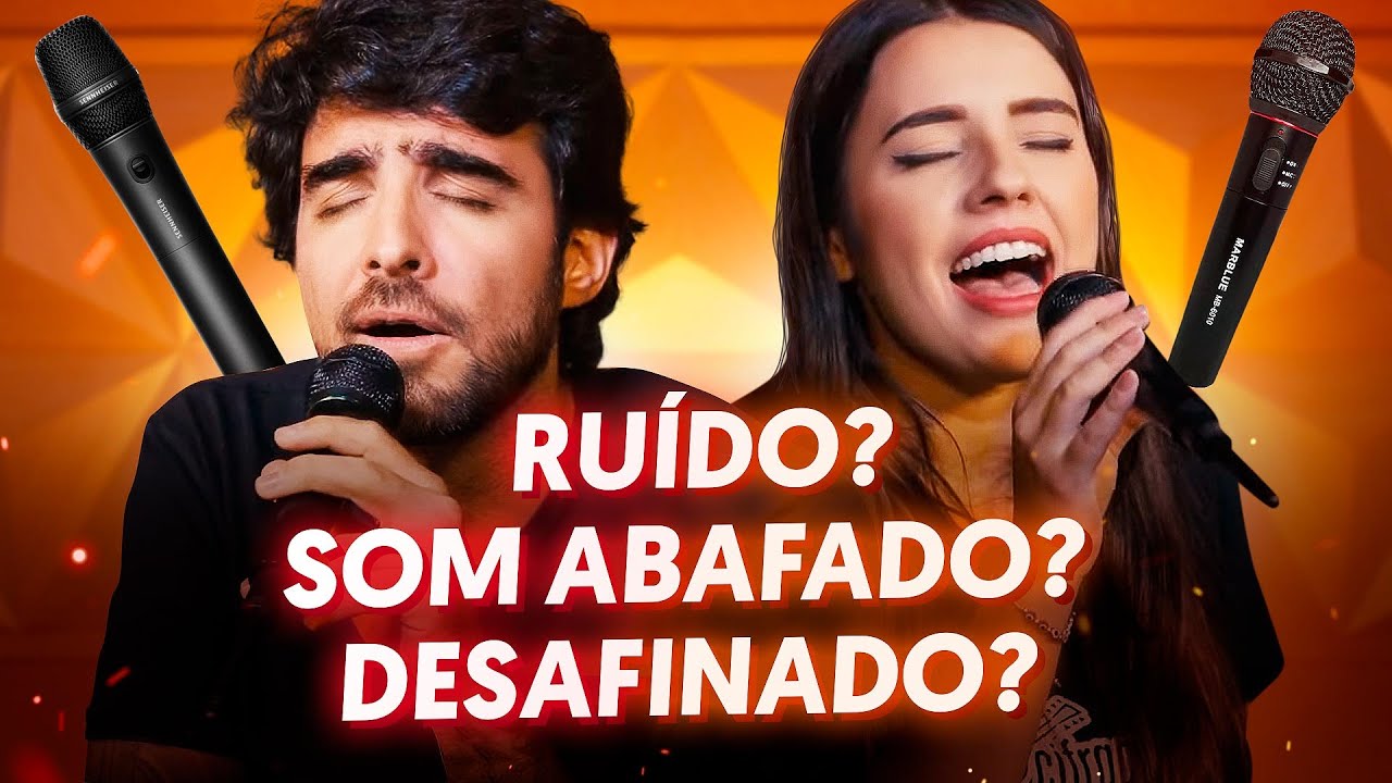 O PIOR MICROFONE DE TODOS I COMPARANDO UM MIC DE R$100 VS R$9.000