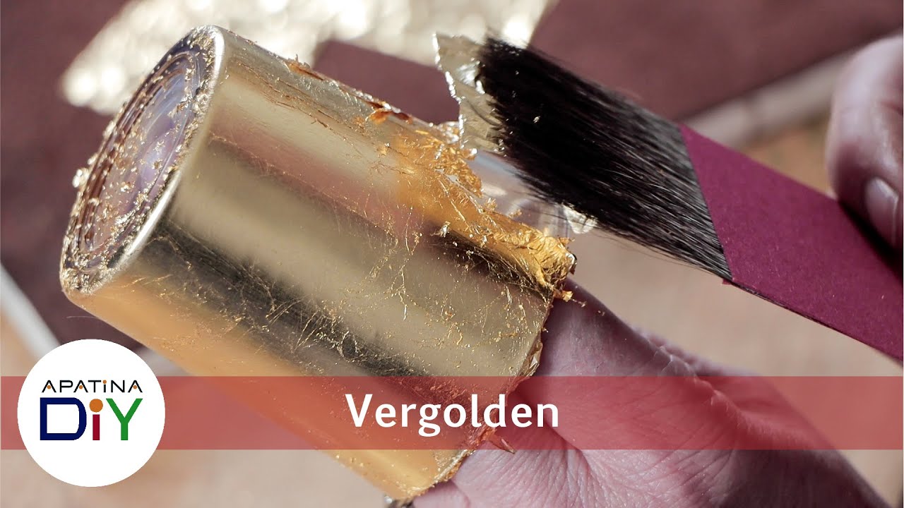 Vergolden mit Blattgold & Wachs: Die große Anleitung für Deko & Geschenke