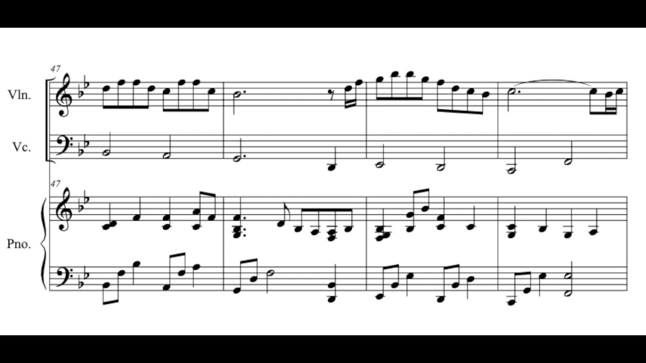 [피아노 트리오] 은혜 I 손경민 곡 I Piano Trio I Grace