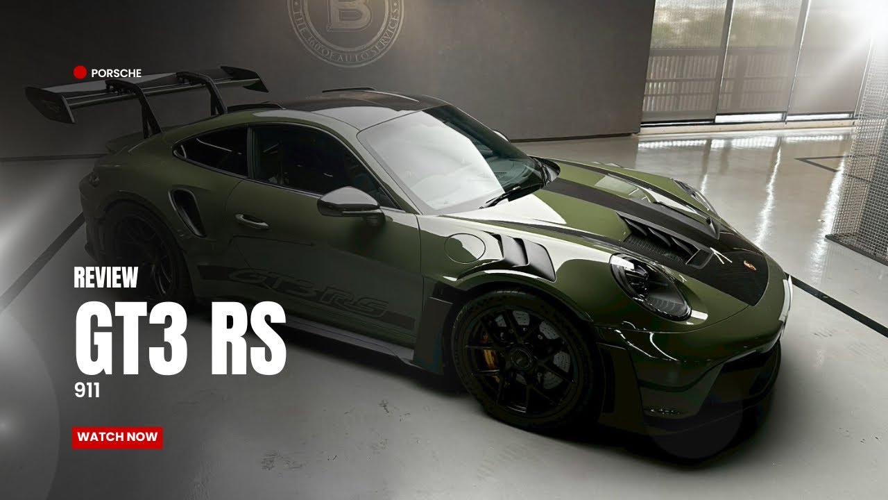 Эта цена больше не действует! Обзор редкого 911 GT3RS, невероятно мощный, с брутальными опциями.