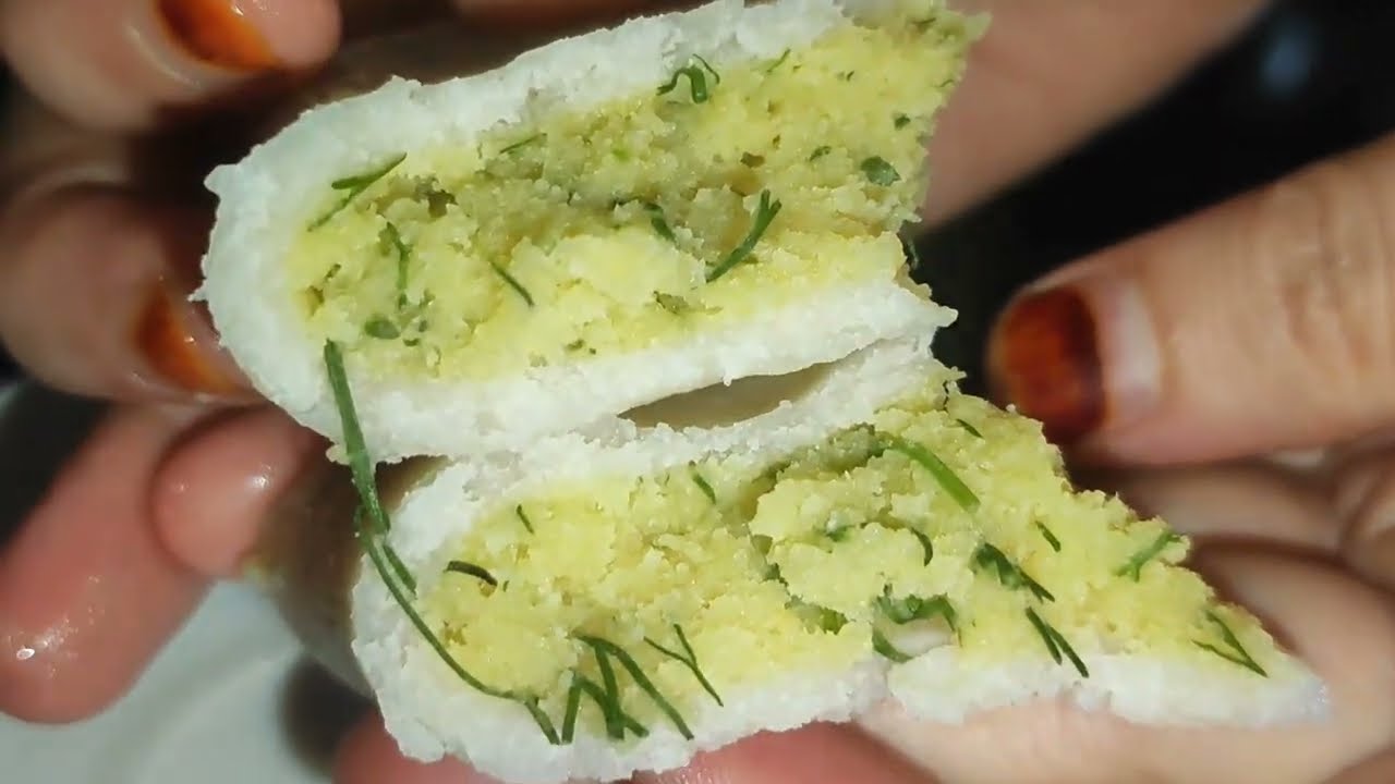 Chawal ke aate ka mazedar nashta | Steamed food | gujiya ka nasta