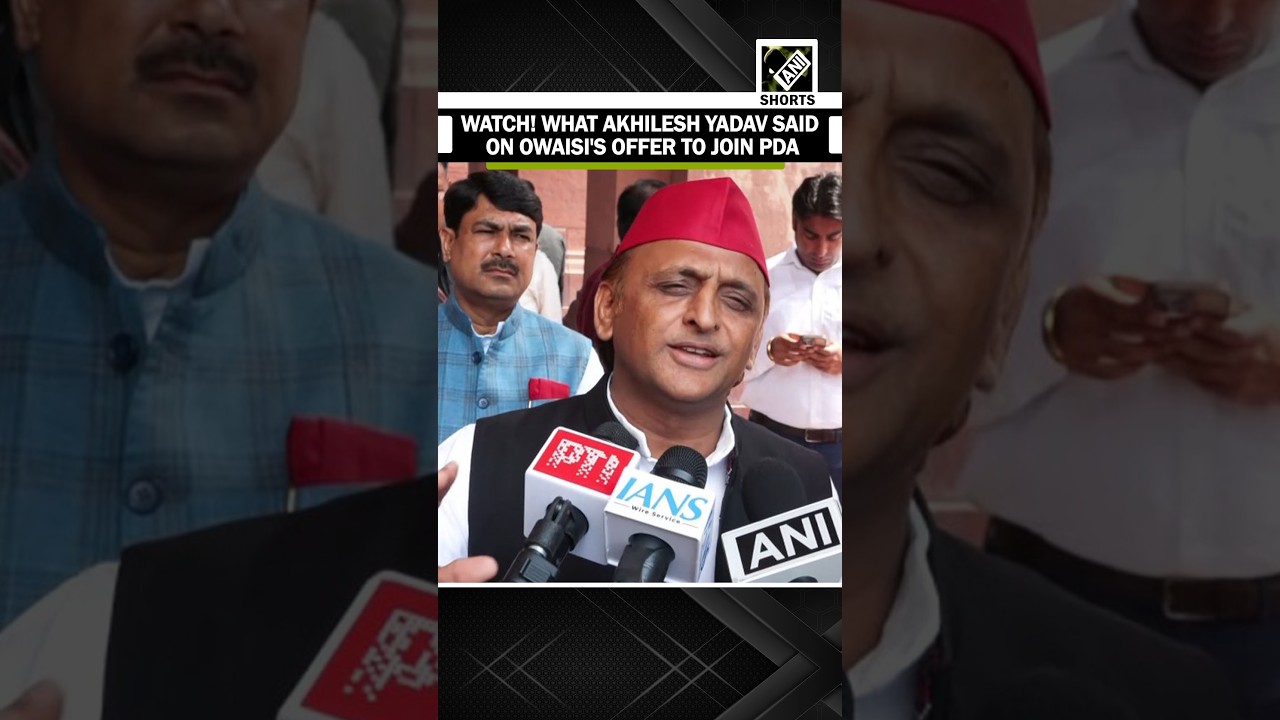 WATCH! Akhilesh Yadav reacts to Asaduddin Owaisi's offer to join the PDA alliance
