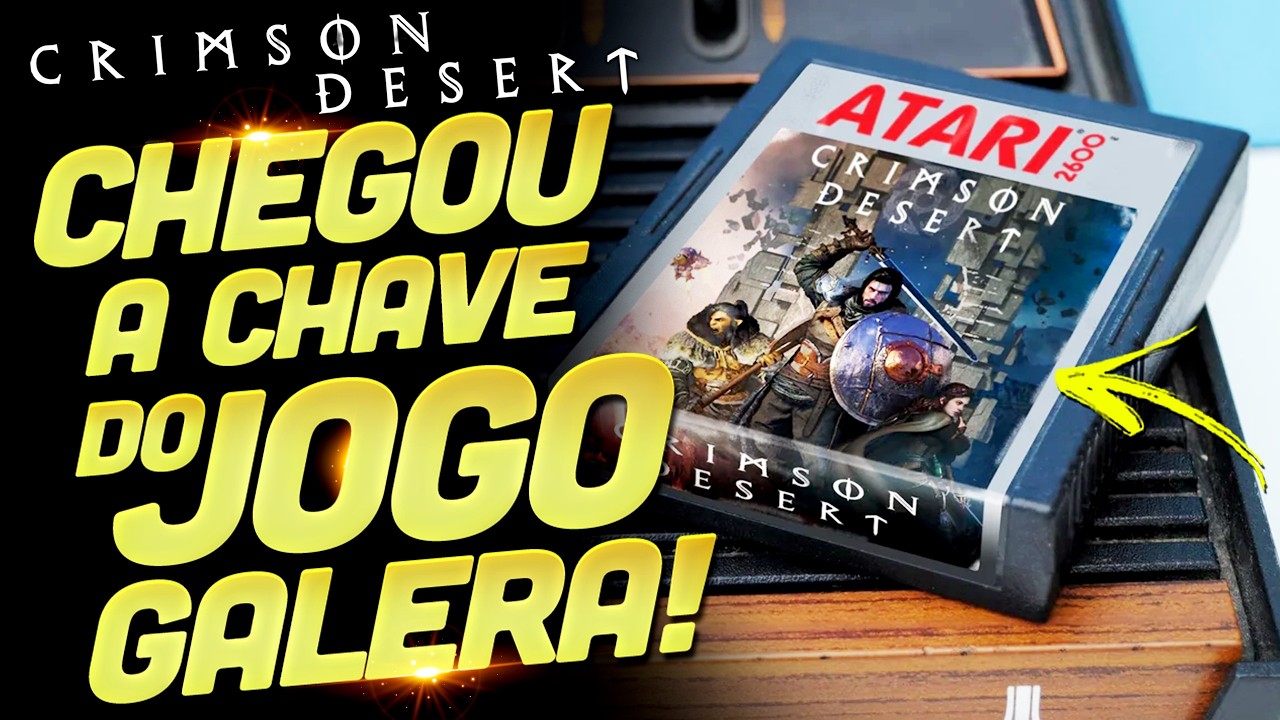 ACONTECEU!!! ACABEI DE RECEBER CRIMSON DESERT PRA ANÁLISE!!!
