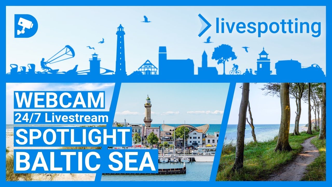 🔴 Spotlight Baltic Sea – 24/7 Live Webcams: Beaches, Coast & Nature in HD