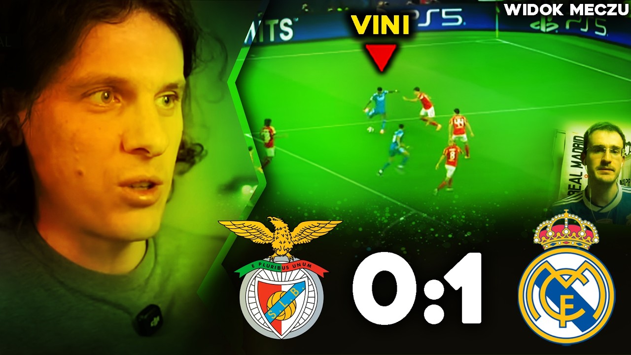 Footroll REAKCJA Z Widokiem Meczu | Benfica 0:1 Real Madryt
