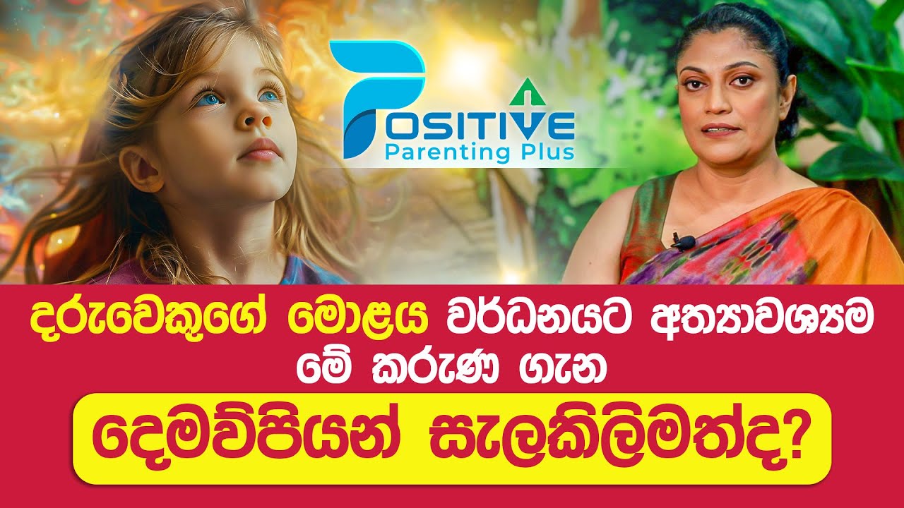 දරුවෙකුගේ මොළය වර්ධනයට අත්‍යාවශ්‍යම මේ කරුණ ගැන දෙමව්පියන් සැලකිලිමත්ද?