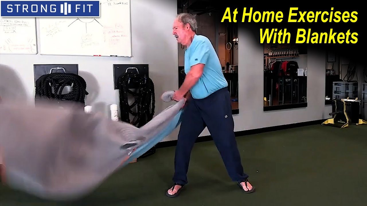 At Home Exercises With Blankets - One Per Hand by John Brookfield