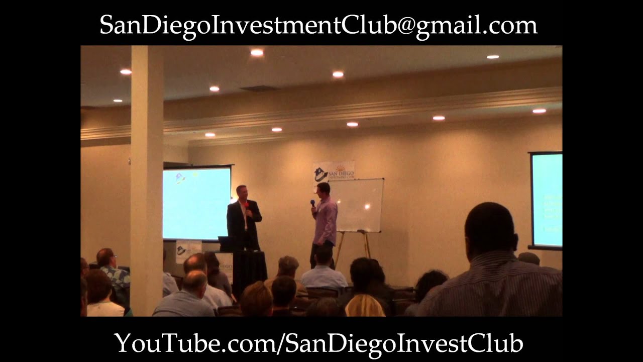 San Diego Investment Club May 2014 Hosted by Kucan and Clark with Property Radar